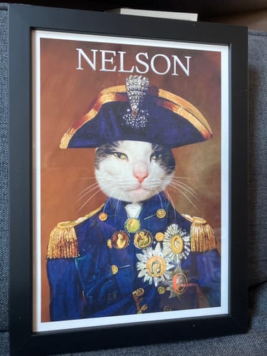 Customer photo review of Gladiator - Custom Pet Portrait