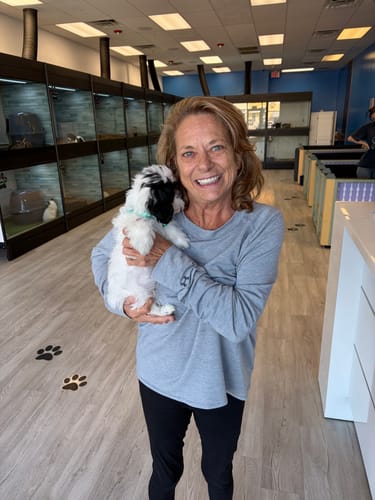 Reviewer showing their face after using the Seranova Micro Infusion System for three months.