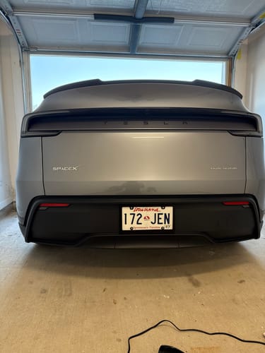 Customer photo review of Metal SpaceX Emblem Badge for All Teslas