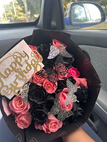 Customer photo review of Pink Panther Rose Bouquet