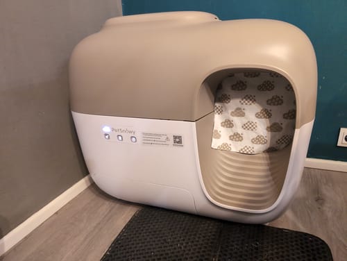 Customer photo review of Self-Cleaning Litter Box