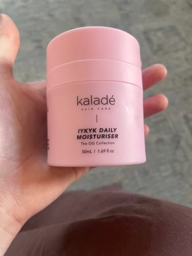 Customer photo review of IYKYK Daily Moisturiser