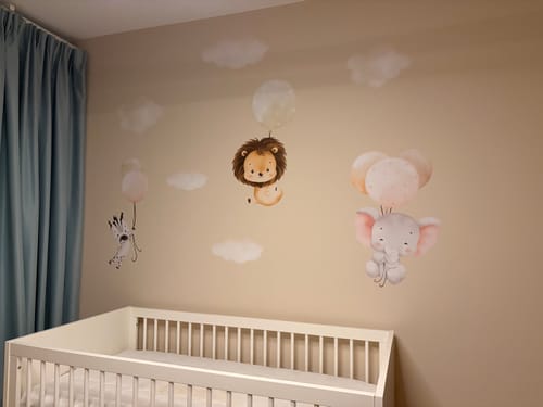 Customer photo review of Safari Animals with Balloons