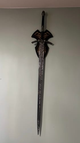Customer photo review of Witch King of Angmar Lord of the Rings Sword