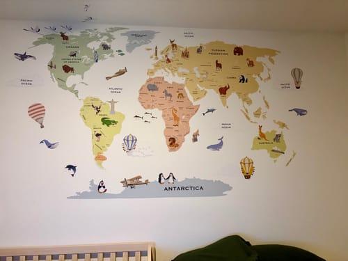 Customer photo review of World Map with Capitals