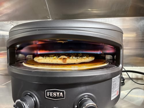Customer photo review of Festa Pizza Oven Essentials Bundle