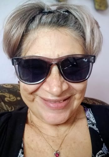 Customer photo review of Lentes De Sol Rb Wayfarer Reverse Rb0502s Azul-Azul