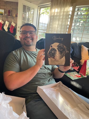 Customer photo review of Pet Art Canvas Wrap