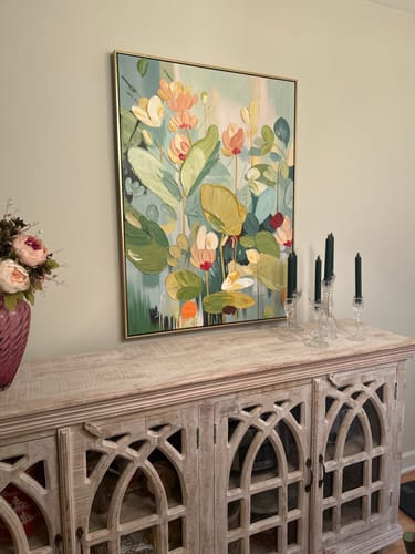 Customer photo review of Flower Canvas Art #FL021