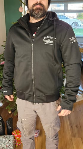 Customer photo review of Motorcycle Armoured Hoodie - Easyrider II