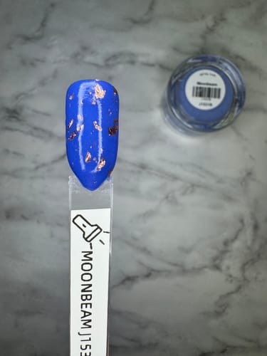 Customer photo review of D1531 Moonbeam Flake Dip Powder