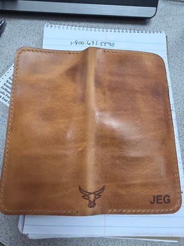 Customer photo review of The Houstonian Long Wallet