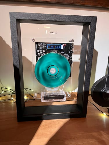 Customer photo review of M1 Music Frame CD Player
