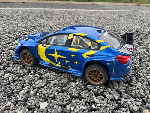 Customer photo review of Rlaarlo 1/10 Scale RTR 4WD Carbon Fiber Brushless RC Rally Car | XTS-S10