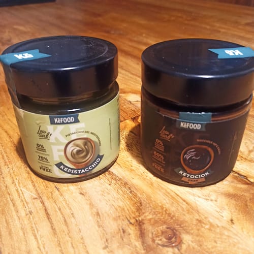 Customer photo review of KEPISTACCHIO 250G CREMA SPALMABILE PISTACCHIO E CACAO SENZA ZUCCHERO