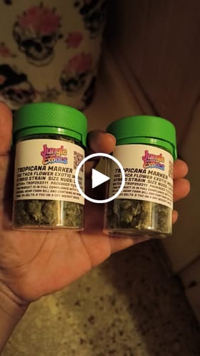 Customer video review of Tropicana Marker Exotic THCa Flower 10g Jar Hybrid