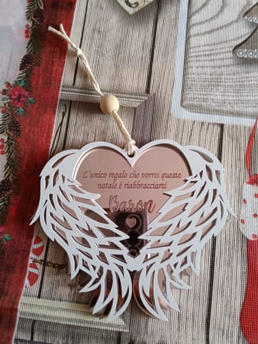 Customer photo review of Angelo del mio Cuore ・Pallina di Natale Personalizzate