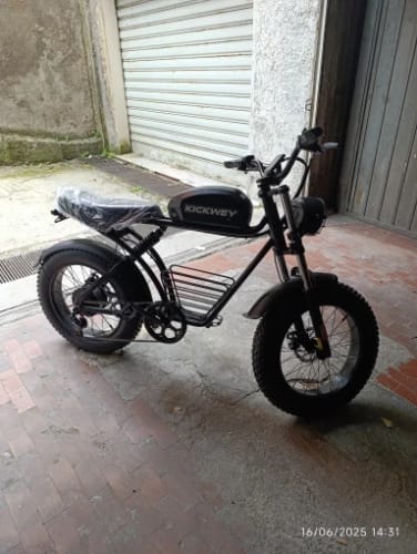 Customer photo review of Kickwey K7 1500W Electric Bike – 48V 23Ah Fat-Tire All-Terrain E-Bike