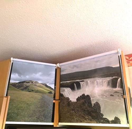 Customer photo review of Klemmfix Rollo - Foto hochladen | Motiv-Klemmrollo