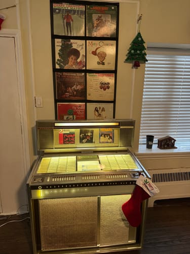 Customer photo review of 12" Vinyl Record Display Frame - LP Wall Storage