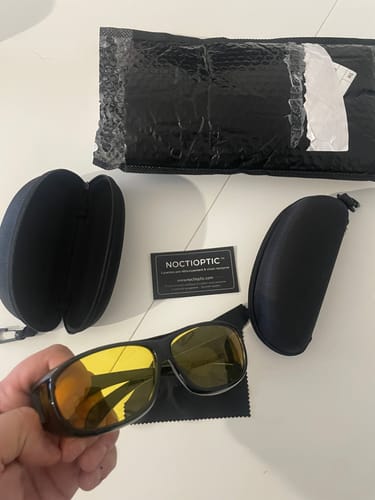 Customer photo review of NoctiOptic™ - Les lunettes qui éclairent votre nuit