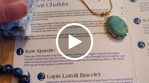 Customer video review of AuraBloom Subscription Box