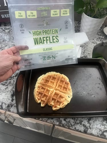 Customer photo review of Zen Protein Waffles - Classic