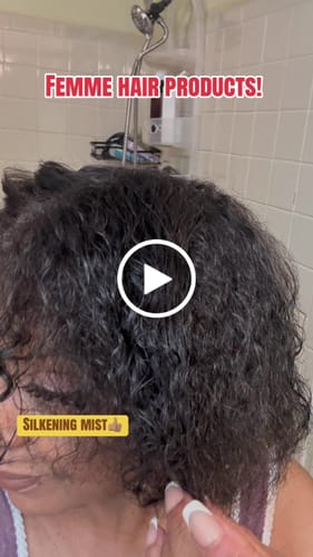 Customer video review of Silkening Mist