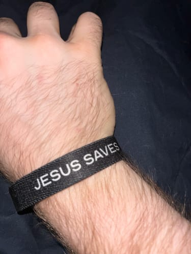 Customer photo review of Daily Bible Verse Wristband