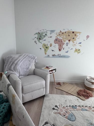 Customer photo review of World Map with Capitals