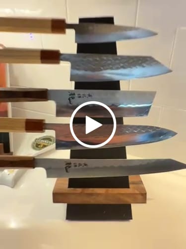 Customer video review of Black Leather Tilt Stand