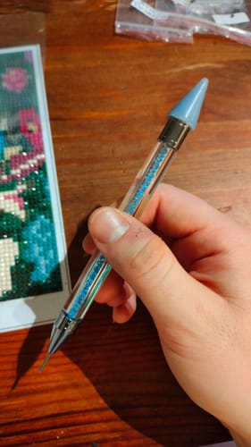 Customer photo review of Premium Diamond painting -kynä