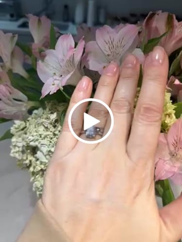 Customer video review of Solitaire 1.8ct Pear CZ Ring in Sterling Silver