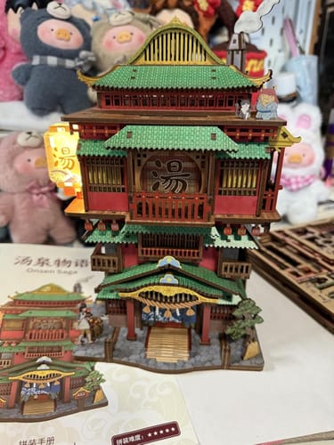 Customer photo review of The Bathhouse DIY Miniature House