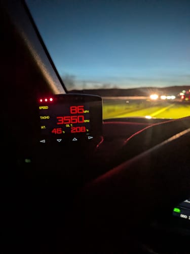 Customer photo review of XF Series X1 OBD2 Smart Digital Multi Meter Gauge