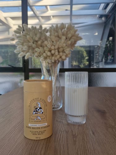 Customer photo review of Caramel Bone Broth