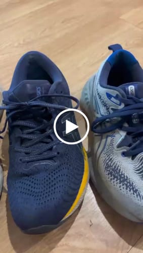 Customer video review of Asics Gel Cumulus 27 ATC Hombre White Safety Yellow