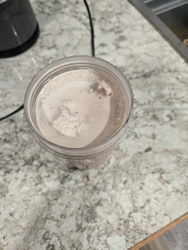 Customer photo review of Hazelnut Cocoa Shake