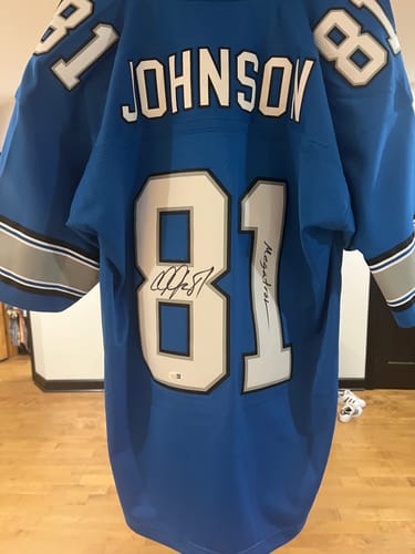 Customer photo review of Calvin Johnson Autograph Signing
