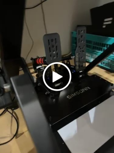 Customer video review of Simsonn Plus X Racing Simulation Pedal with Haptic Reactor Optional