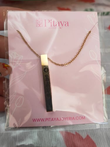 Customer photo review of Collar Barra Personalizado