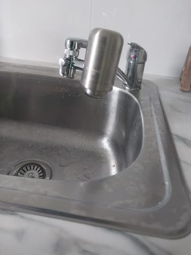 Customer photo review of Evolved H2O™ Advanced Tap Filter