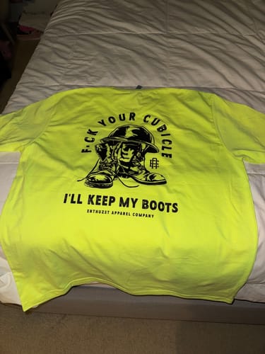 Customer photo review of BLUE COLLAR TEE