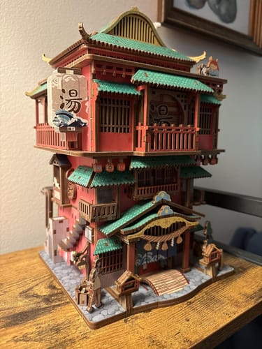Customer photo review of The Bathhouse DIY Miniature House