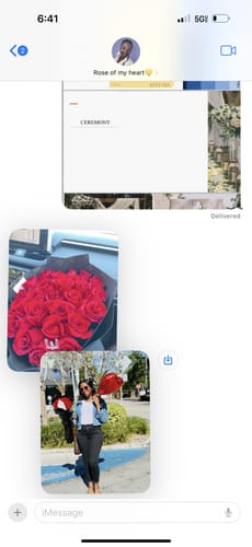 Customer photo review of Red Rose Bouquet