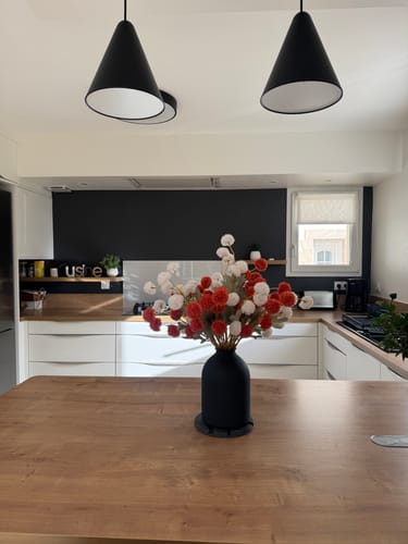 Customer photo review of Fleurs de Kiku - Terracotta (20 tiges/ 100 pompons)