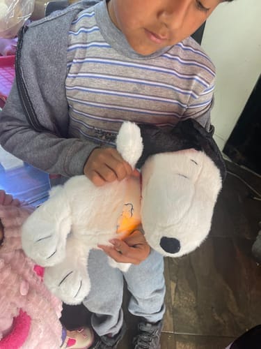 Customer photo review of Peluche Relajante Que Respira 🐾