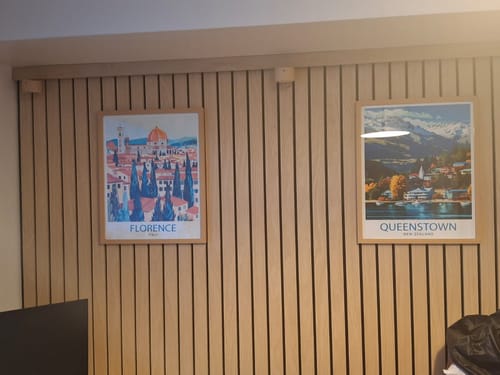 Customer photo review of Florence Italy Travel Poster Florence