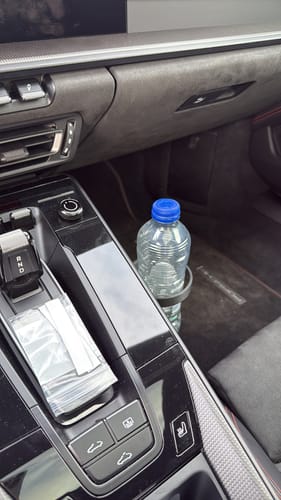 Customer photo review of The Flip Porsche 992 Cup Holder