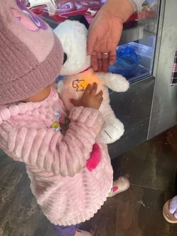 Customer photo review of Peluche Relajante Que Respira 🐾